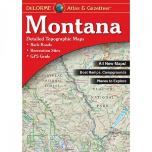 Delorme Montana Atlas & Gazetteer State Maps