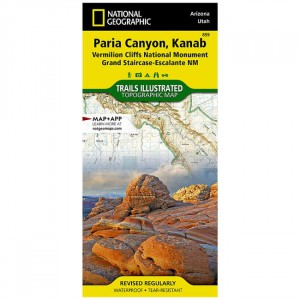 National Geographic Trails Illustrated Map: Paria Canyon, Kanab - Vermillion Cliffs National Mounument/Grand Staircase-Escalante National Monutment Arizona