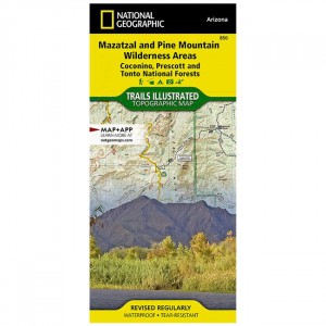 National Geographic Trails Illustrated Map: Mazatzal & Pine Mountain Wilderness Areas - Coconino, Prescott & Tonto National Forests - 2019 Edition Arizona