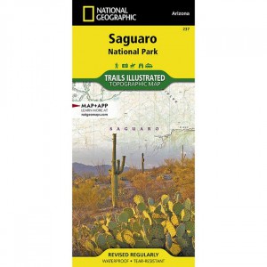 National Geographic Trails Illustrated Map: Saguaro National Park Arizona