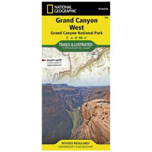 National Geographic Trails Illustrated Map: Grand Canyon National Park - West Arizona