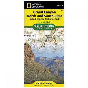 National Geographic Trails Illustrated Map: Grand Canyon - North and South Rims Arizona