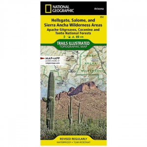 National Geographic Trails Illustrated Map: Hellsgate, Salome, and Sierra Ancha Wilderness Areas: Apache-Sitgreaves, Coconino & Tonto National Forests Arizona