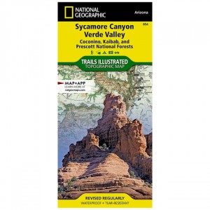 National Geographic Trails Illustrated Map: Sycamore Canyon/Verde Valley - Coconino, Kaibab & Prescott National Forests Arizona