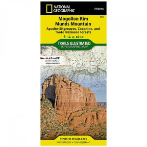 National Geographic Trails Illustrated Map: Mogollon Rim/Munds Mountain - Apache Sitgreaves, Coconino & Tonto National Forests Arizona