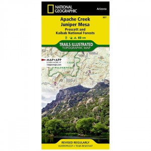 National Geographic Trails Illustrated Map: Apache Creek/Juniper Mesa - Prescott & Kaibab National Forests Arizona
