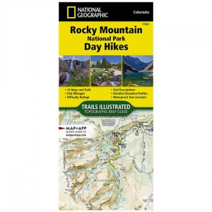 National Geographic 1701 - Trails Illustrated Map: Rocky Mountain National Park Day Hikes - 2020 Edition Colorado