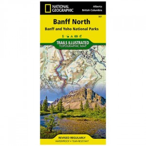 National Geographic 901 - Trails Illustrated Map: Banff North - Banff & Yoho National Parks - 2020 Edition International Maps