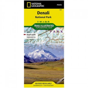 National Geographic Trails Illustrated Map: Denali National Park & Preserve State Guides