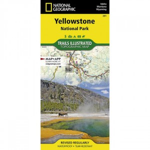 National Geographic 201 - Trails Illustrated Map: Yellowstone National Park State Guides