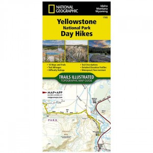National Geographic 1705 - Trails Illustrated Map: Yellowstone National Park Day Hikes - 2020 Edition State Guides