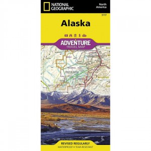 National Geographic 3117 - Adventure Travel Map: Alaska State Maps