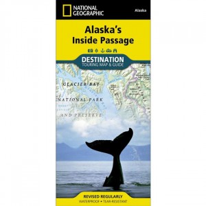 National Geographic Destination Map: Alaska's Inside Passage State Maps