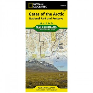 National Geographic Trails Illustrated Map: Gates Of The Arctic National Park And Preserve State Maps