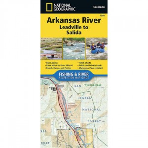 National Geographic Fishing and River Map: Arkansas River: Leadville to Salida State Maps