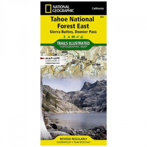 National Geographic Trails Illustrated Map: Tahoe National Forest East - Sierra Buttes/Donner Pass State Maps