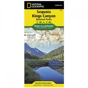 National Geographic Trails Illustrated Map: Sequoia/Kings Canyon National Parks State Maps