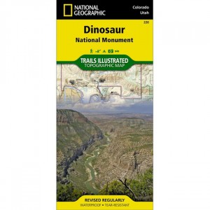 National Geographic Trails Illustrated Map: Dinosaur National Monument - 2009 Edition State Maps
