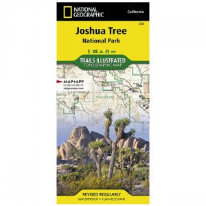 National Geographic Trails Illustrated Map: Joshua Tree National Park State Maps