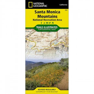 National Geographic Trails Illustrated Map: Santa Monica Mountains National Recreation Area State Maps