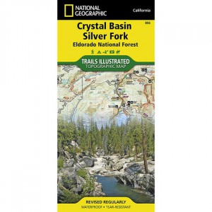 National Geographic Trails Illustrated Map: Crystal Basin/Silver Fork - Eldorado National Forest - 2016 Edition State Maps