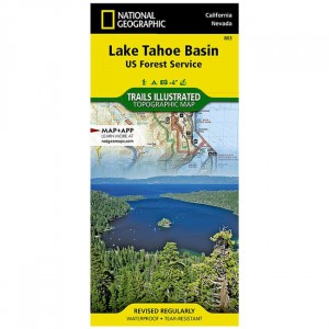 National Geographic Trails Illustrated Map: Lake Tahoe Basin: Us Forest Service State Maps