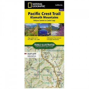 National Geographic Trails Illustrated Map: Pacific Crest Trail: Klamath Mountains: Siskiyou Summit To Castle Crags State Maps