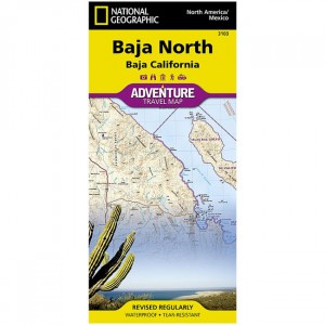 National Geographic 3103 - Adventure Travel Map: Baja North State Maps