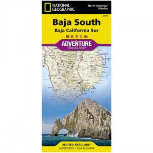 National Geographic 3104 - Adventure Travel Map: Baja South State Maps