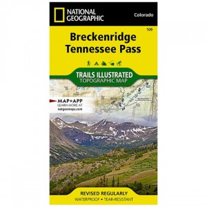 National Geographic Trails Illustrated Map: Breckenridge/Tennessee Pass - 2019 Edition State Maps