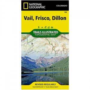 National Geographic 108 - Trails Illustrated Map: Vail/Frisco/Dillon State Maps