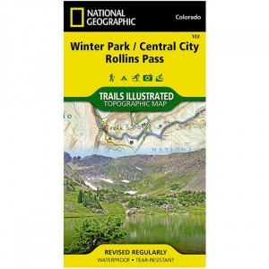 National Geographic 103 - Trails Illustrated Map: Winter Park/Central City/Rollins Pass State Maps