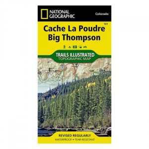 National Geographic Trails Illustrated Map: Cache La Poudre/Big Thompson State Maps