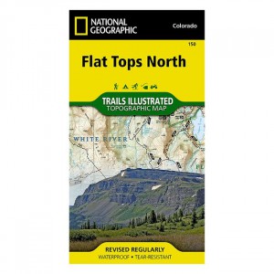 National Geographic Trails Illustrated Map: Flat Tops North - 2016 Edition State Maps