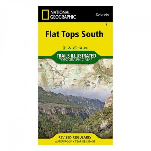 National Geographic Trails Illustrated Map: Flat Tops South State Maps