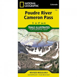 National Geographic Trails Illustrated Map: Poudre River/Cameron Pass State Maps
