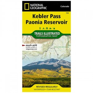 National Geographic Trails Illustrated Map: Kebler Pass/Paonia Reservoir State Maps