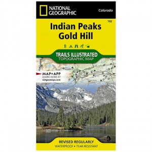 National Geographic Trails Illustrated Map: Indian Peaks/Gold Hill - 2019 Edition State Maps