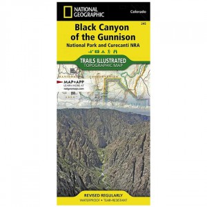 National Geographic Trails Illustrated Map: Black Canyon Of The Gunnison National Park [Curecanti National Recreation Area] State Maps
