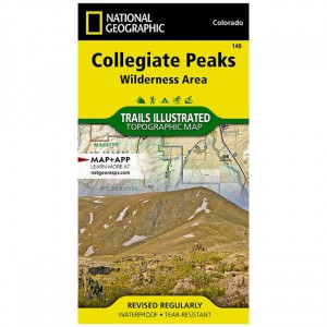 National Geographic Trails Illustrated Map: Collegiate Peaks Wilderness Area - 2019 Edition State Maps