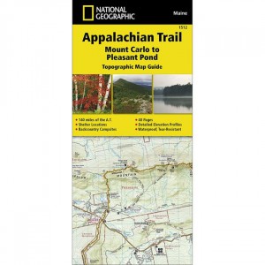 National Geographic Appalachain Trail - Mount Carlo To Pleasant Pond State Maps