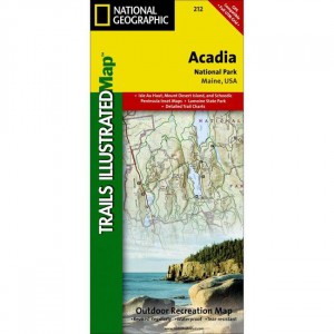 National Geographic Trails Illustrated Map: Acadia National Park State Maps