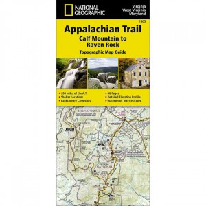 National Geographic Appalachain Trail - Calf Mountain To Raven Rock State Maps