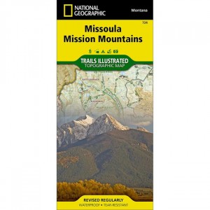 National Geographic Trails Illustrated Map: Missoula/Mission Mountains State Maps