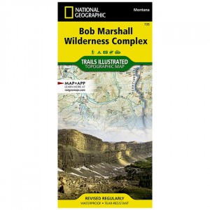 National Geographic Trails Illustrated Map: Bob Marshall Wilderness Complex - 2020 Edition State Maps