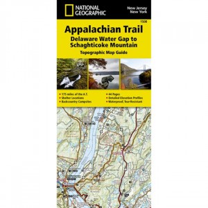 National Geographic Appalachain Trail - Delaware Water Gap To Schaghticoke Mountain State Maps