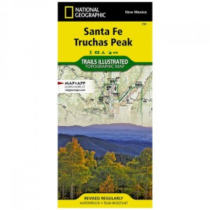 National Geographic Trails Illustrated Map: Santa Fe/Truchas Peak State Maps