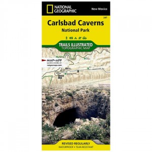 National Geographic Trails Illustrated Map: Carlsbad Caverns National Park State Maps