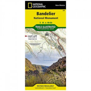 National Geographic Trails Illustrated Map: Bandelier National Monument State Maps