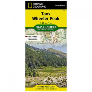 National Geographic Trails Illustrated Map: Taos Wheeler Peak State Maps